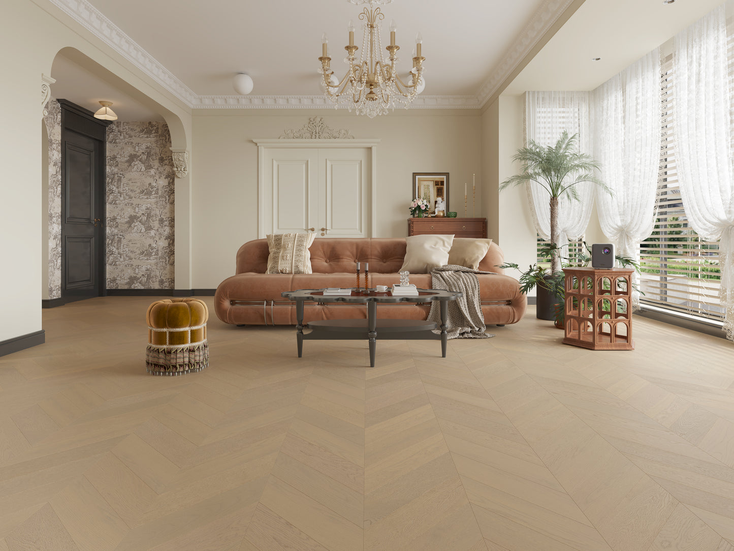 Timber Merchant Chevron Engineered Timber Flooring