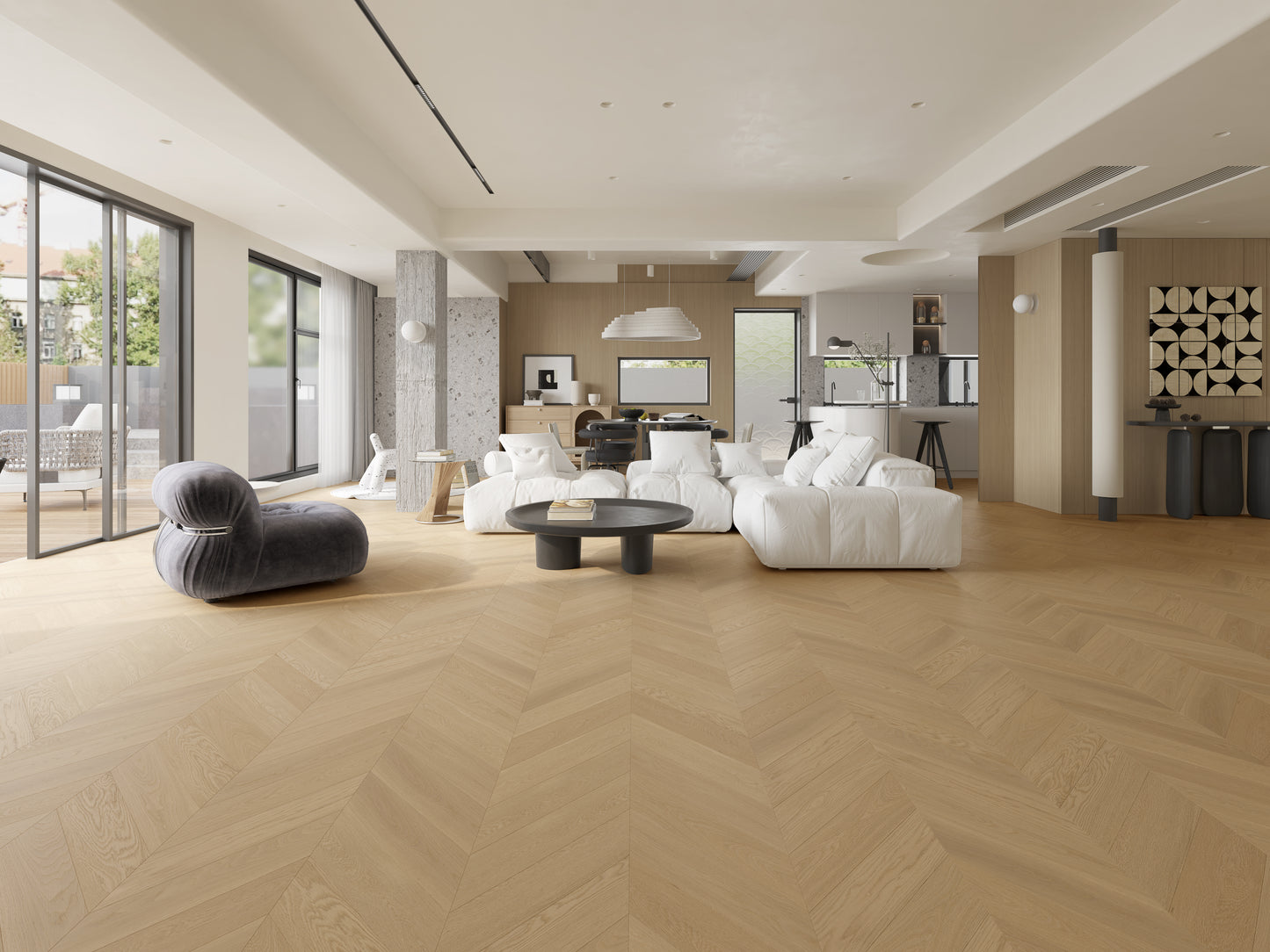 Timber Merchant Chevron Engineered Timber Flooring