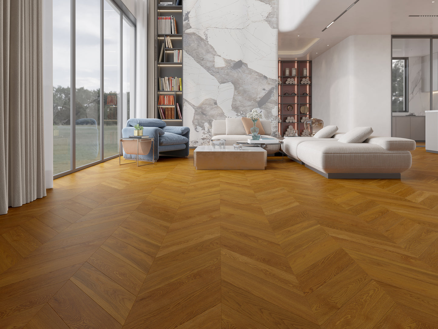 Timber Merchant Chevron Engineered Timber Flooring