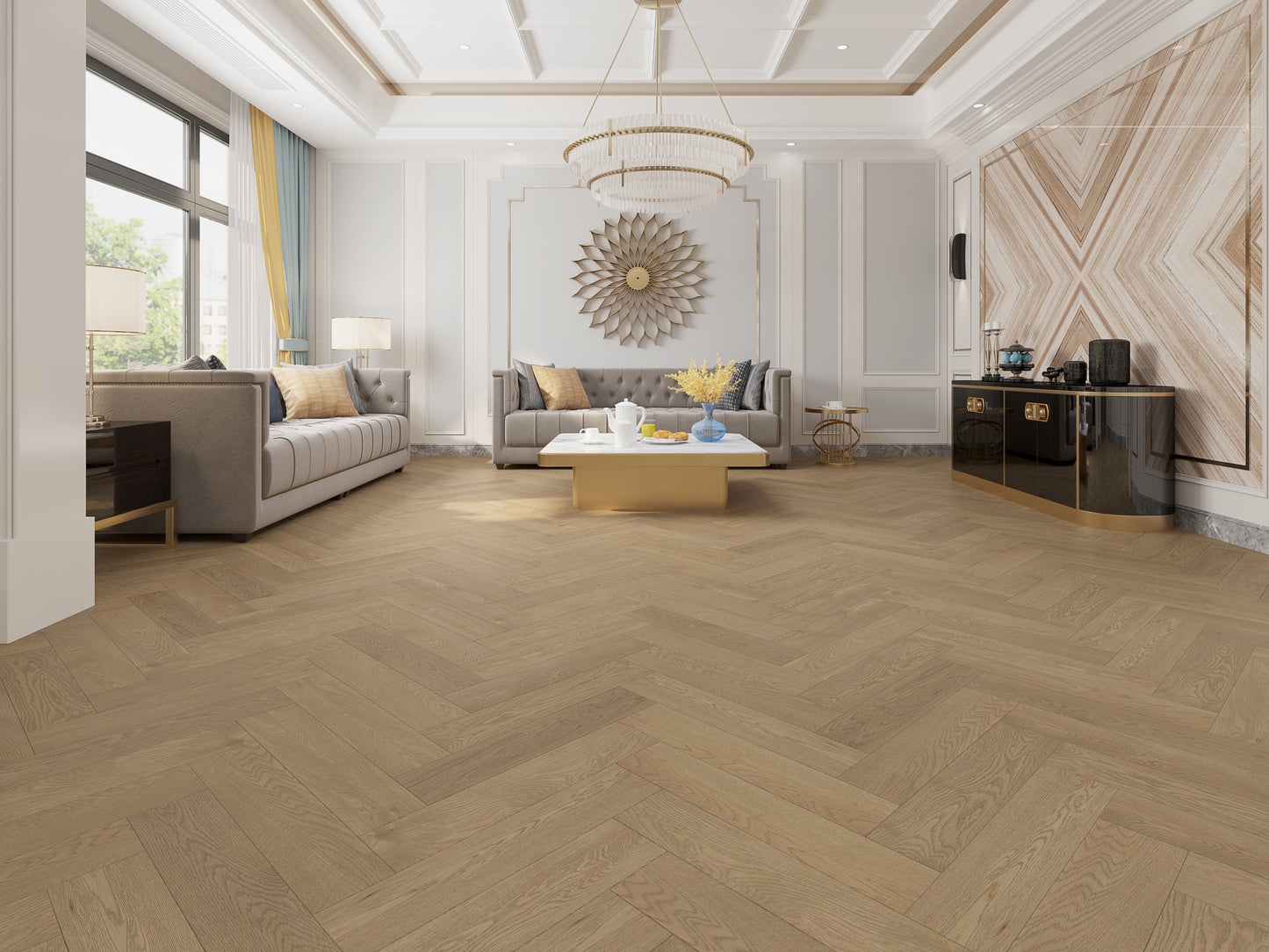 Timber Merchant Herringbone Engineered Timber Flooring