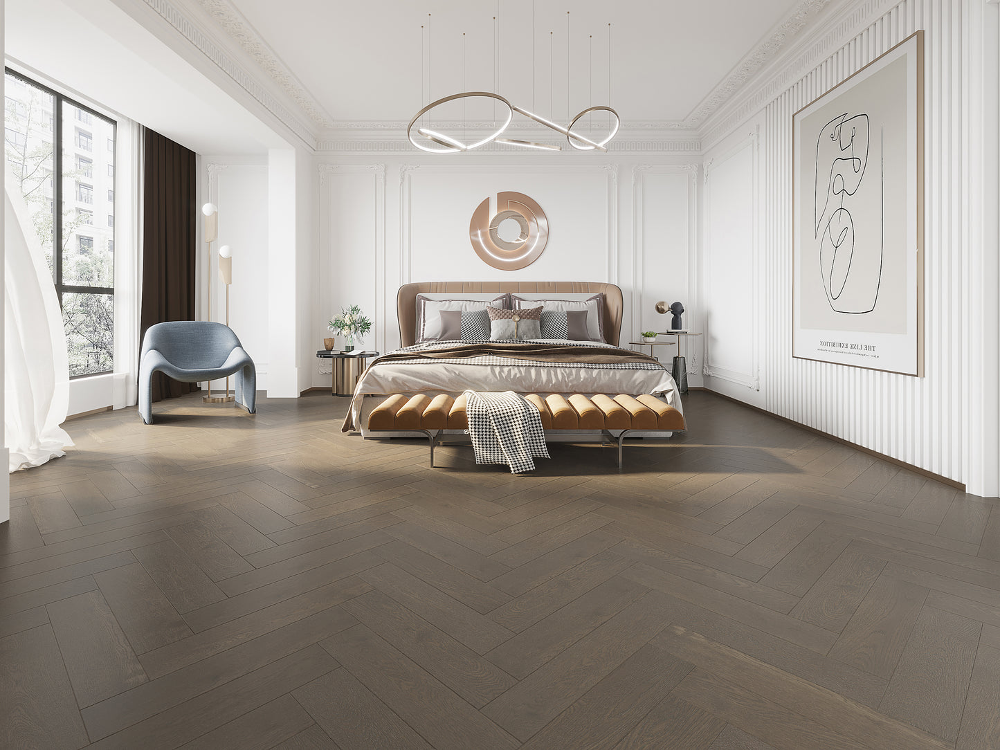 Timber Merchant Herringbone Engineered Timber Flooring