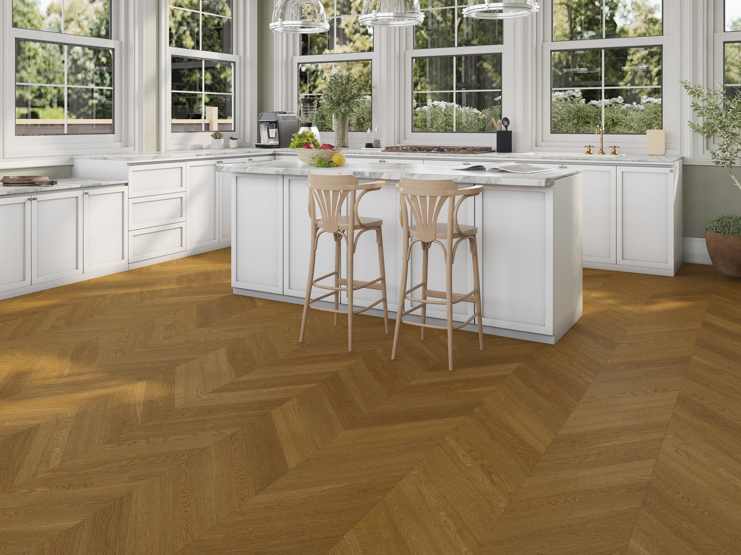 Timber Merchant Chevron Engineered Timber Flooring